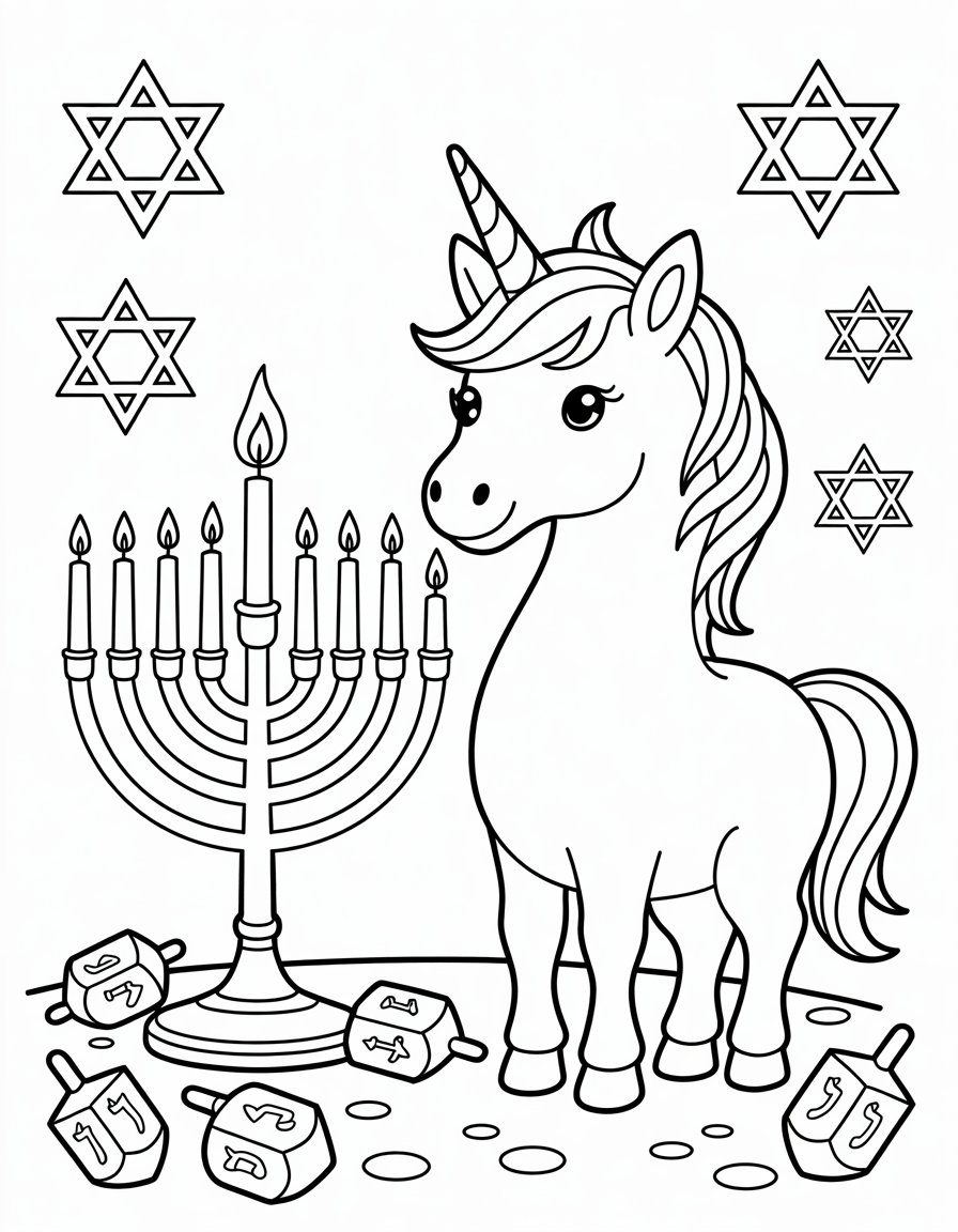 Hanukkah Unicorn